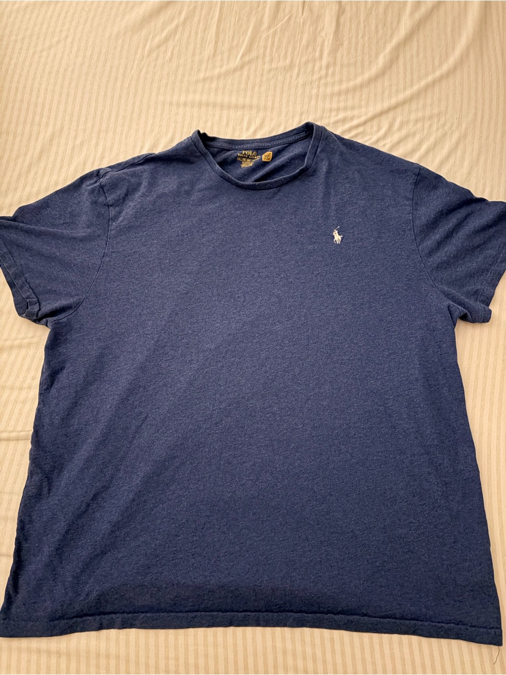 Polo by Ralph Lauren Navy Short Sleeve Crew Tee with White Pony